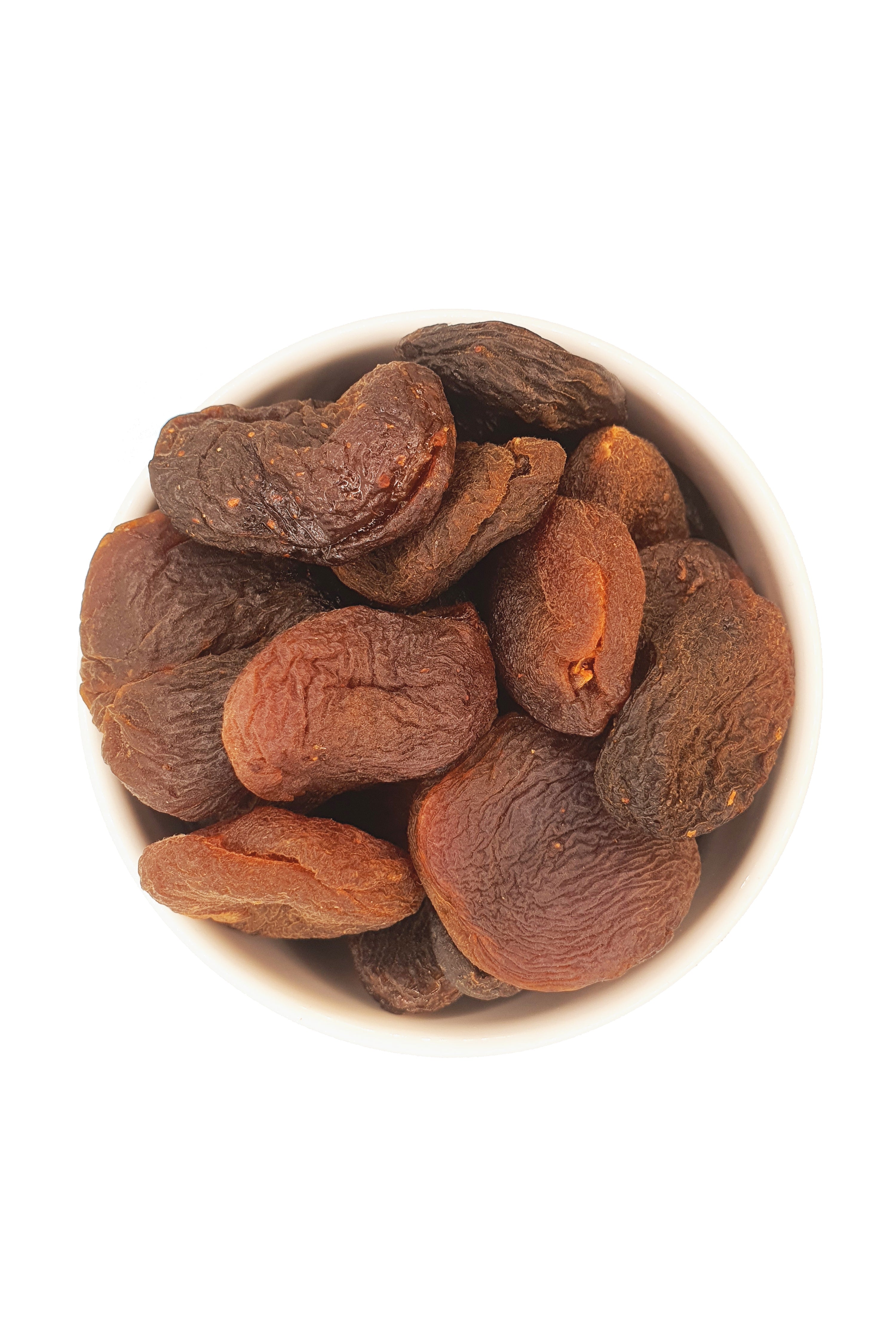 Knabba Baba - getrocknete Aprikosen 1 kg in Schale von oben
