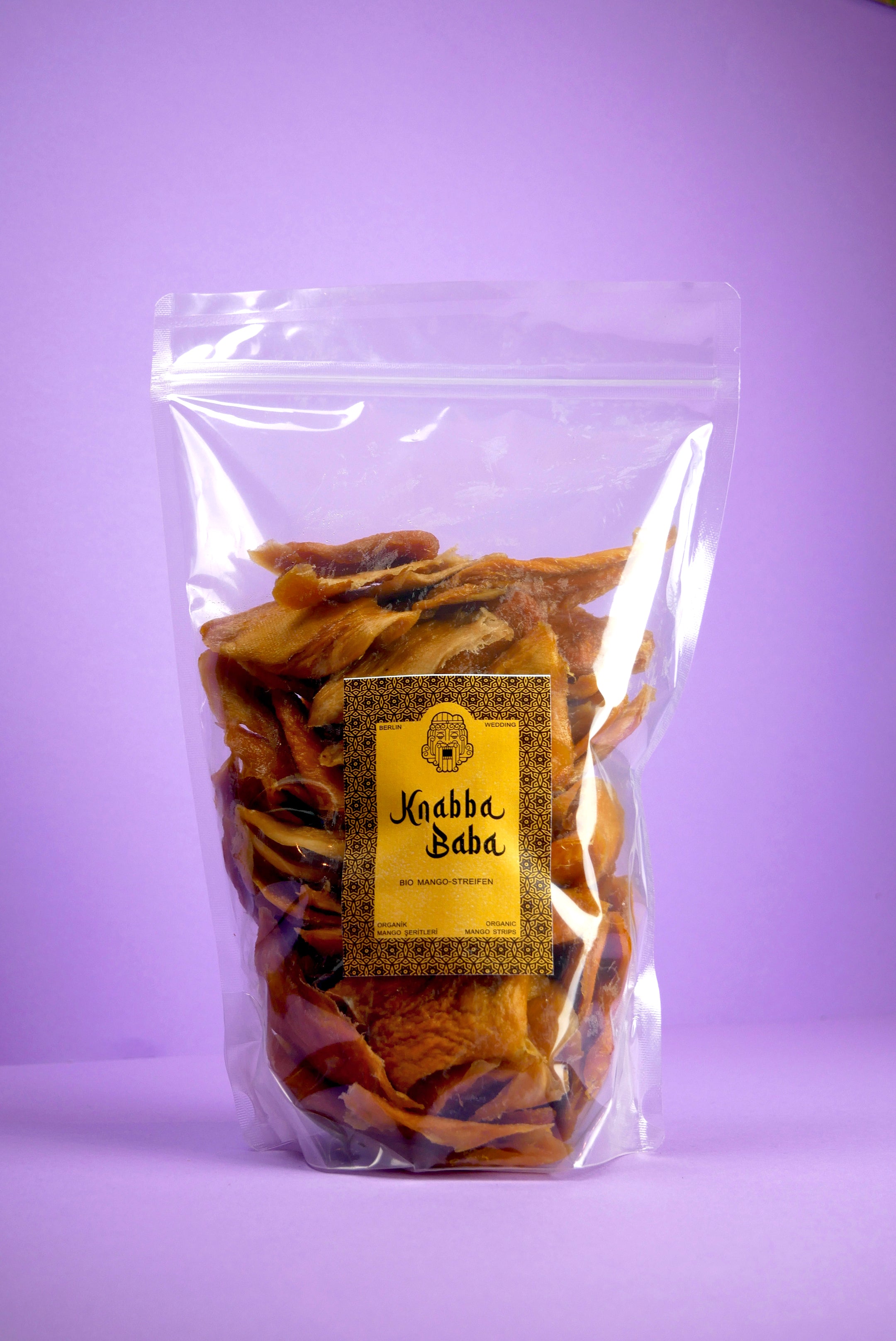 Knabba Baba Bio-Mangostreifen 1000 g in der Großpackung