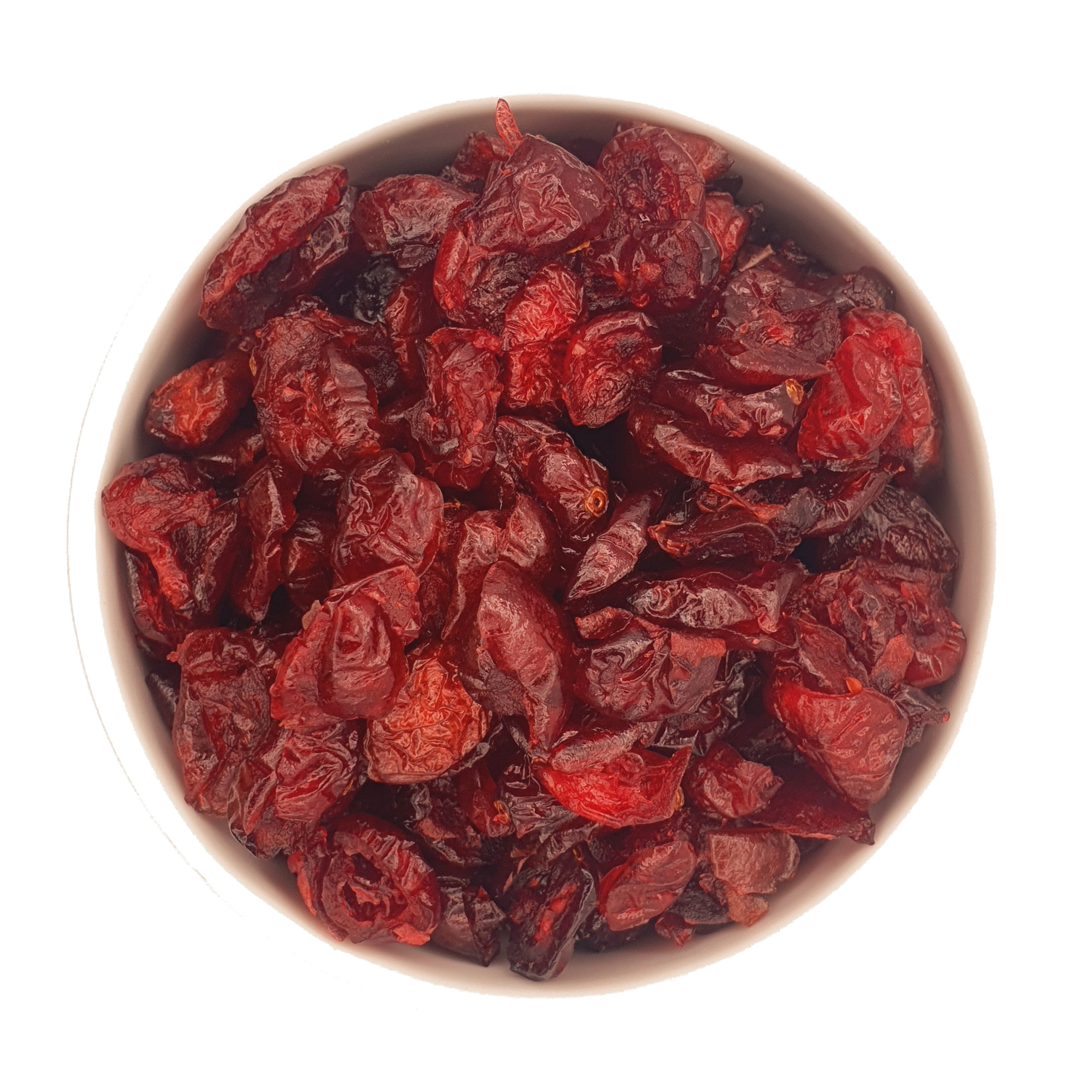 Cranberries 1 kg in Schale von oben