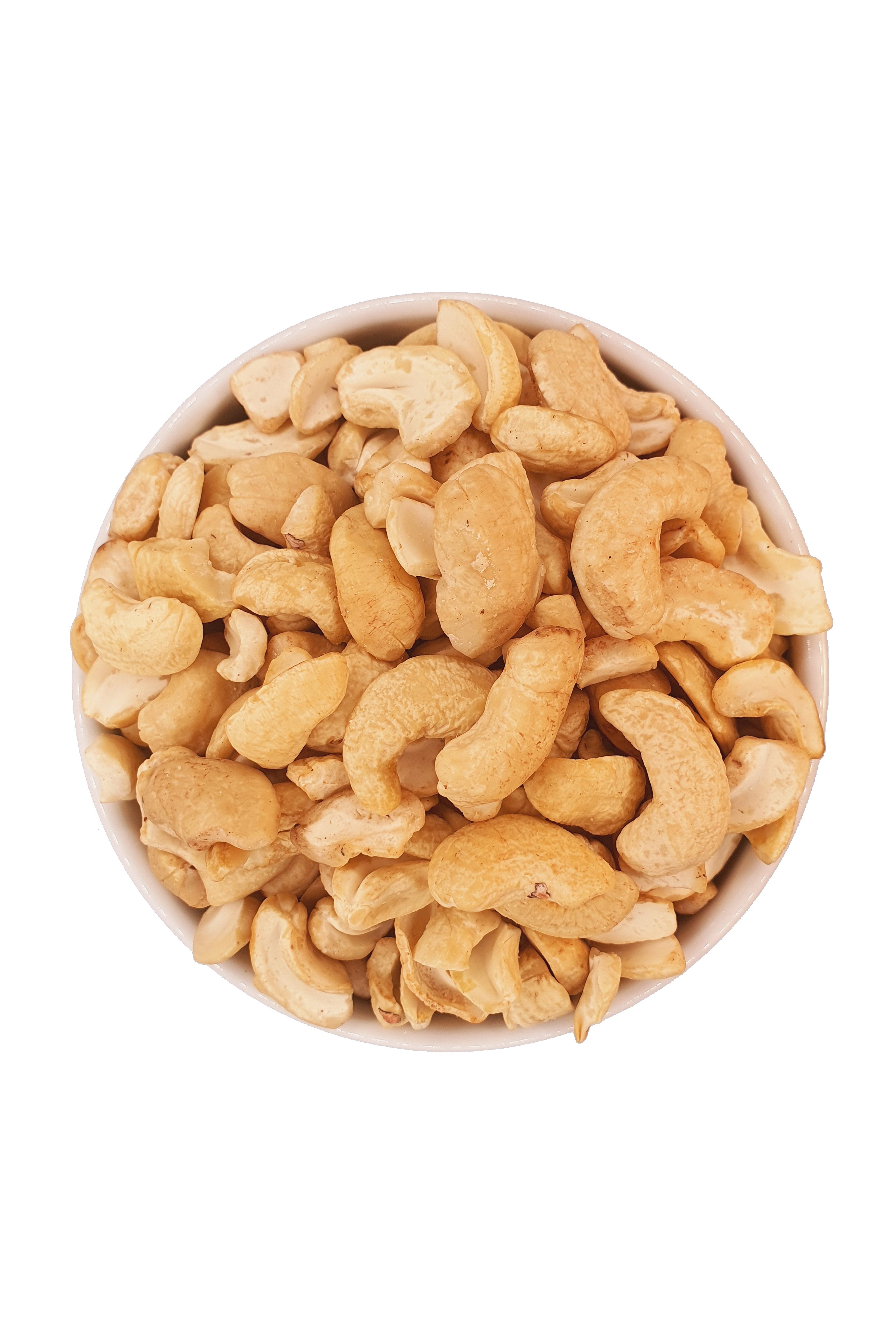 Knabba Baba Cashew Bruch Natur 1000 g Schale von oben