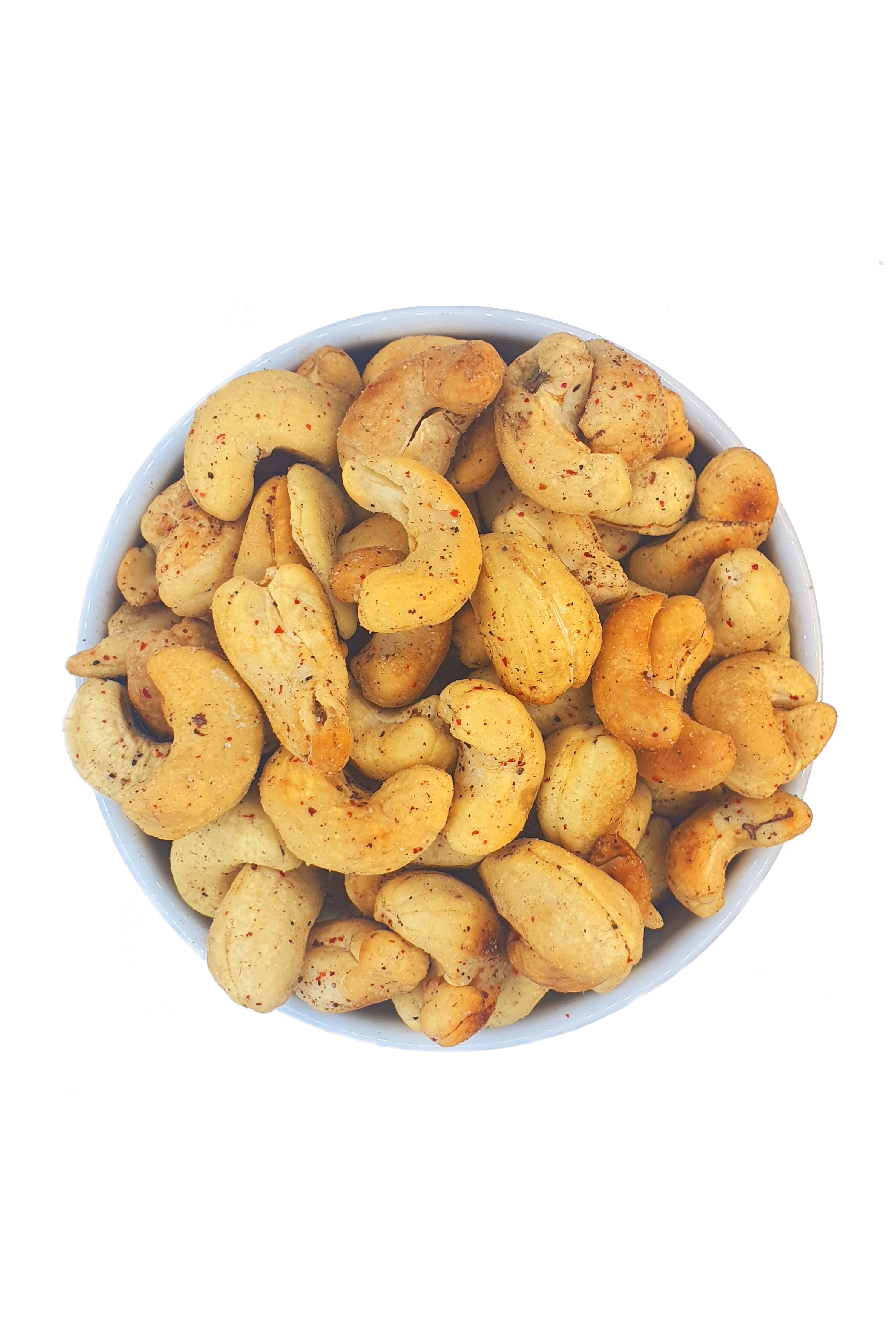 Knabba Baba Cashewkerne geröstet & gesalzen mit Pfeffer 1 kg in Schale von oben