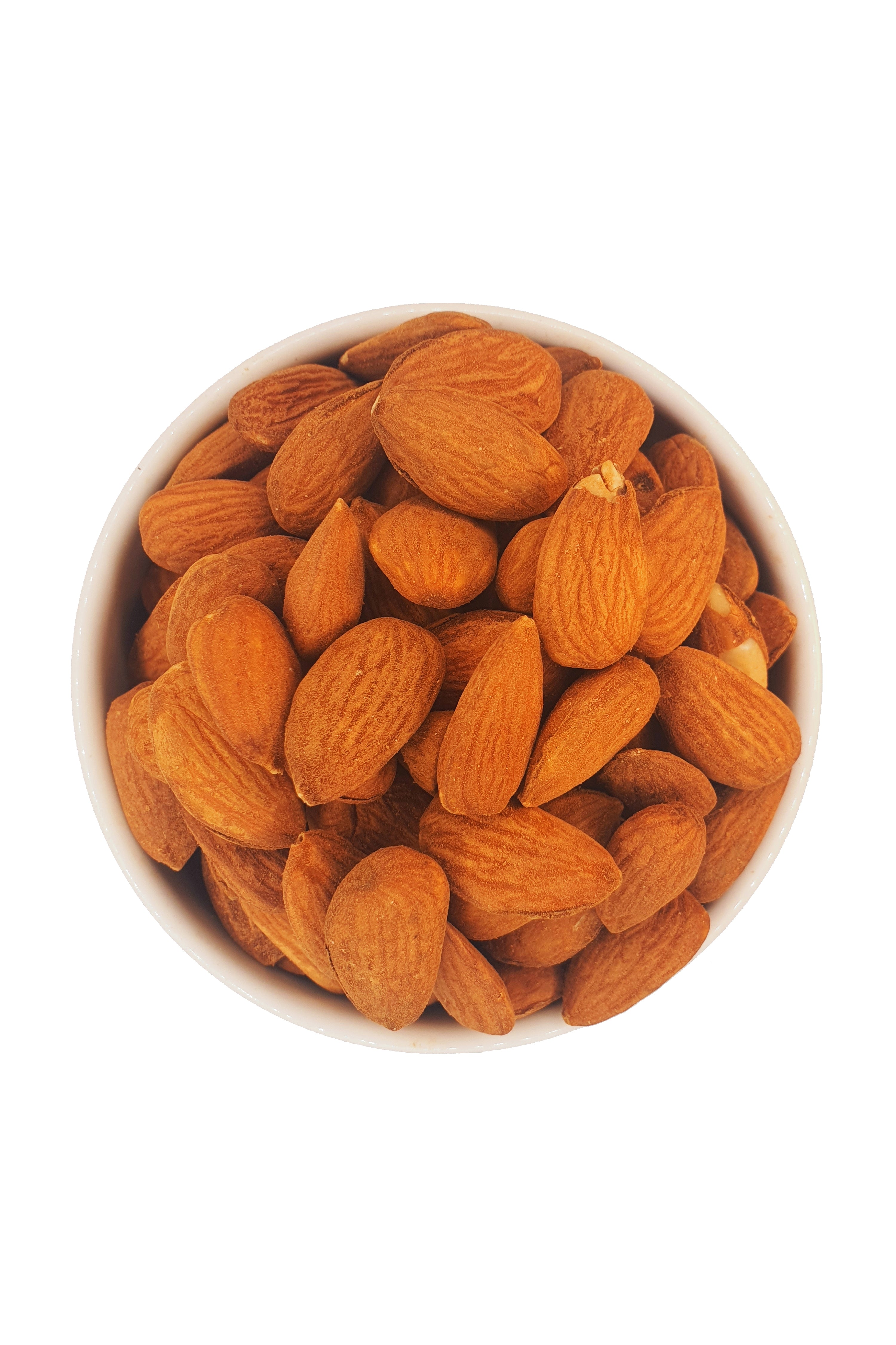 Knabba Baba Mandeln naturbelassen 1000 g Schale von oben