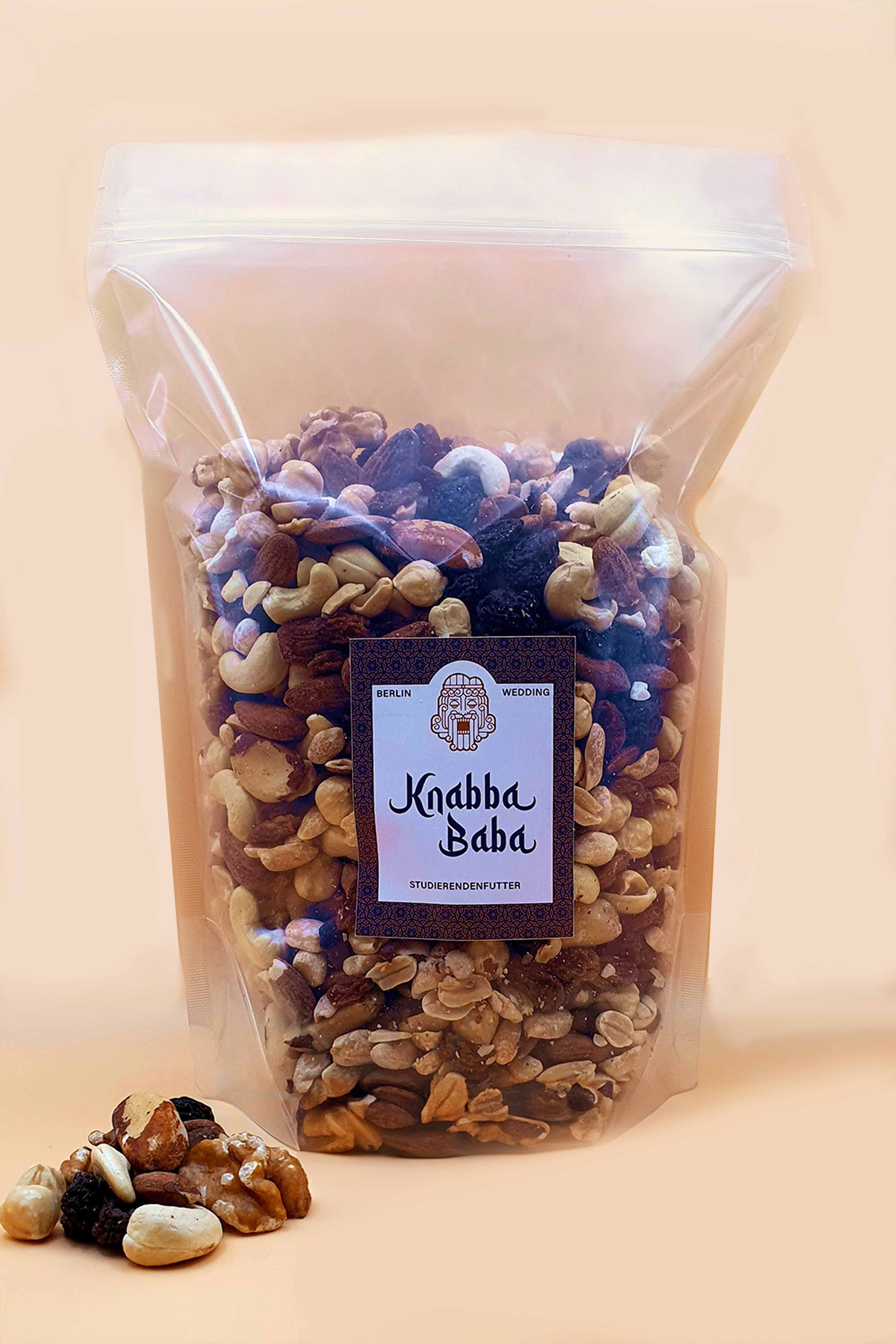 Knabba Baba Studentenfutter Premium 1000 g in der Großpackung